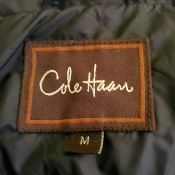 Cole Haan Knee-Length Black (80%) Down Puffer Coat Size M - Picture 15 of 16